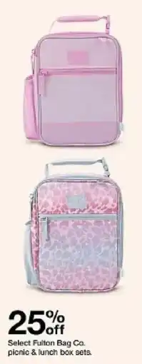 Target Select fulton bag co. picnic & lunch box sets oferta