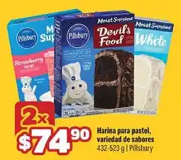Smart & Final Pillsbury Harina para pastel, variedad de sabores oferta