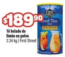 Smart & Final First Street Iced Tea Mix oferta