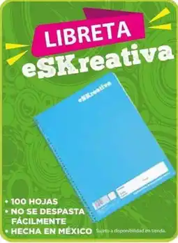 Super kompras eSKreativa libreta oferta