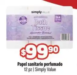 Smart & Final Simply Value Bath Tissue oferta