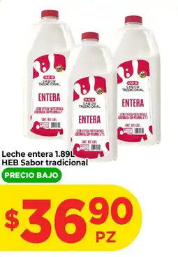 HEB HEB leche entera oferta