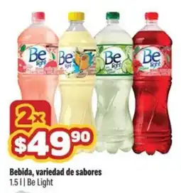 Smart & Final Be Light bebida, variedad de sabores oferta