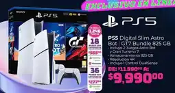 Soriana Mercado Sony - ps5 digital slim astro bot gt7 bundle 825 gb oferta