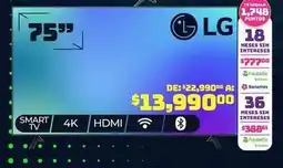 Soriana Mercado Lg - 75 smart tv 4k hdmi oferta
