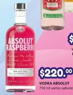 Super kompras vodka absolut varios sabores oferta