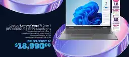 Soriana Mercado Lenovo - laptop yoga 7i 2 en 1 (83dl0002us) 16 2k touch gris oferta