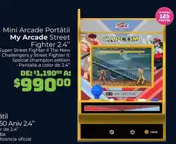 Soriana Mercado Street - mini arcade portátil my arcade fighter 2.4 oferta