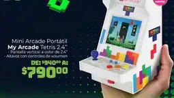 Soriana Mercado Mini arcade portátil tetris 2.4 oferta