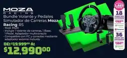 Soriana Mercado Bundle volante y pedales simulador de carreras r5 oferta