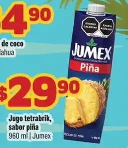 Smart & Final Jumex Jugo tetra brik, sabor piña oferta