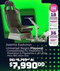Soriana Mercado Evolution - asiento universal negro oferta