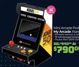 Soriana Mercado Atari - mini arcade portátil oferta