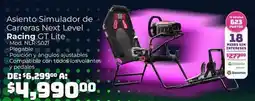 Soriana Mercado Next - asiento simulador de carreras next level racing gt lite mod. nlr-s021 oferta