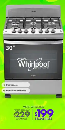 RAC Whirlpool estufa oferta