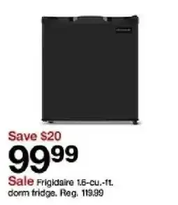 Target Frigidaire dorm fridge oferta