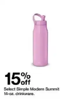 Target Simple Modern Summit drinkware oferta