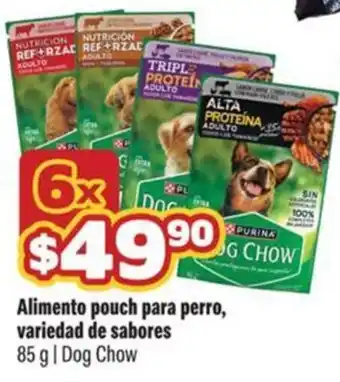 Smart & Final Dog Chow Alimento pouch para perro, variedad de sabores oferta