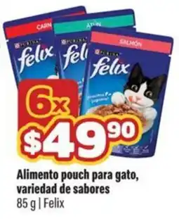 Smart & Final Felix Alimento pouch para gato, variedad de sabores oferta