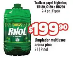Smart & Final Pinol limpiador multiusos aroma pino oferta