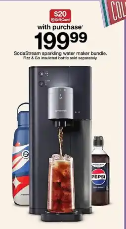 Target Sodastream sparkling water maker bundle oferta