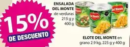 Super kompras Del Monte ensalada o elote oferta