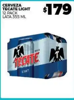 Merco Tecate - cerveza light lata 355 ml oferta