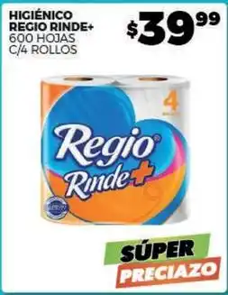 Merco Regio - higiénico regio rinde+ oferta