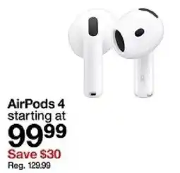 Target AirPods 4 oferta