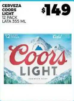 Merco Coors - cerveza light lata oferta