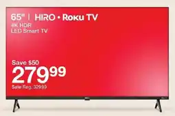 Target HIRO Roku TV 65" oferta