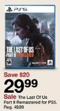 Target The Last Of Us Part II Remastered oferta