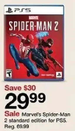 Target Marvel's Spider-Man 2 oferta