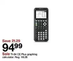 Target ti-84 ce plus graphing calculator oferta