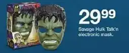 Target Savage Hulk Talk'n electronic mask oferta