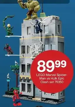 Target LEGO Marvel Spider-Man vs Hulk Epic Clash set 76350 oferta