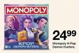 Target Monopoly K-Pop Demon Hunters oferta