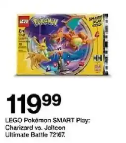 Target lego pokemon smart play charizard vs jolteon ultimate battle 72167 oferta