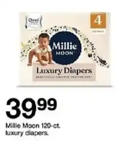 Target Millie Moon luxury diapers oferta
