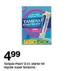 Target Tampax Pearl starter kit oferta