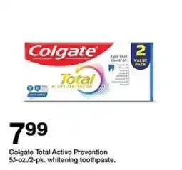 Target Colgate Total Active Prevention oferta