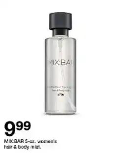 Target mix:bar hair & body mist oferta