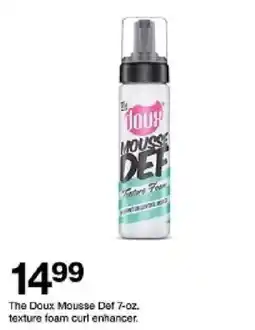 Target The Doux Mousse Def texture foam curl enhancer oferta