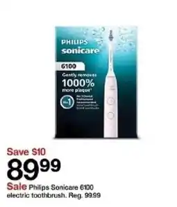 Target Philips Sonicare 6100 electric toothbrush oferta