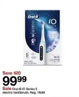 Target Oral-B iO Series 5 electric toothbrush oferta