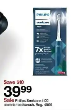 Target Philips Sonicare 4100 electric toothbrush oferta