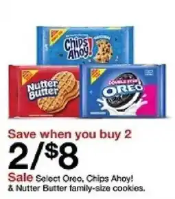 Target Oreo Chips Ahoy! Nutter Butter oferta
