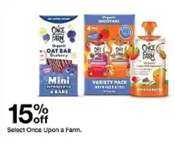 Target Once Upon a Farm Organic Oat Bar Blueberry oferta