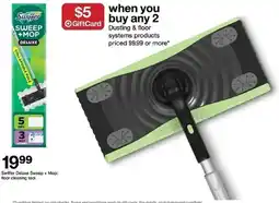 Target Swiffer Sweep + Mop Deluxe oferta