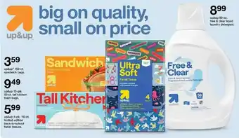 Target up&up Ultra Soft Facial Tissue oferta